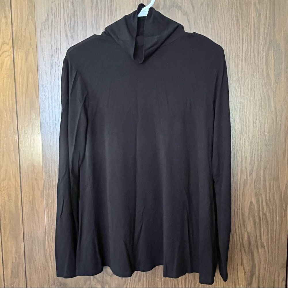 Adrienne Vittadini Rayon Cowl Neck Top